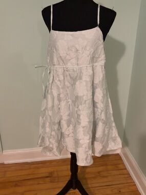 miami Mint Green Floral A-Line Dressy Skirt